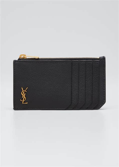 ysl monogram credit card case|YSL wallets best price.